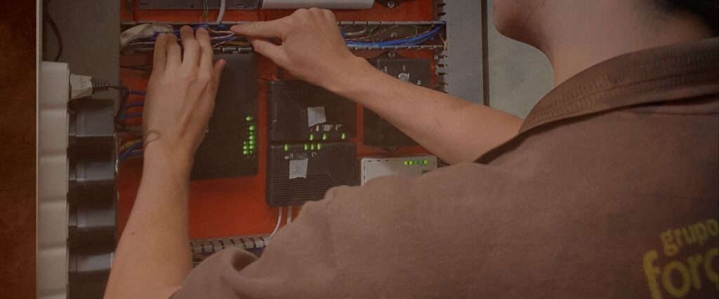 manutenções na portaria remota