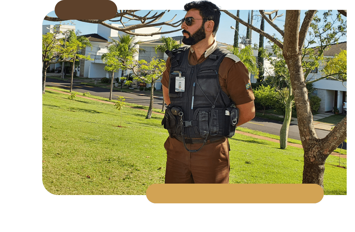 vigilante capacitado de empresa de vigilância - empresa de segurança